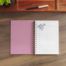 Be Still and Know Ps. 46:10 Journal Spiral Purple Floral