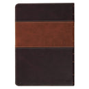 KJV Study Bible Faux Leather, Two-tone Brown