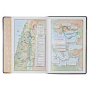 KJV Study Bible LP Faux Leather, Two-tone Black and Gray