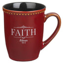 Faith, Hope, Grace, Trust Mug Set 4 pc Multi Color