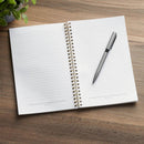 My Grace Is Sufficient 2 Cor. 12:9 Notebook Spiral Cream Floral