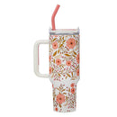 Those Who Trust In The Lord Isa. 40:31 Tumbler SS Coral Floral