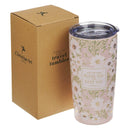 The Lord Bless You and Keep You Num. 6:24 Tumbler SS Pink Floral