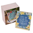 Scripture Cards w/Stand Floral