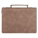 I Am With You Always Matt. 28:20 Bible Cover Fashion Two-tone Brown