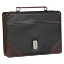Cross 1 Tim. 6:11 Bible Cover Classic Two-tone Brown & Black