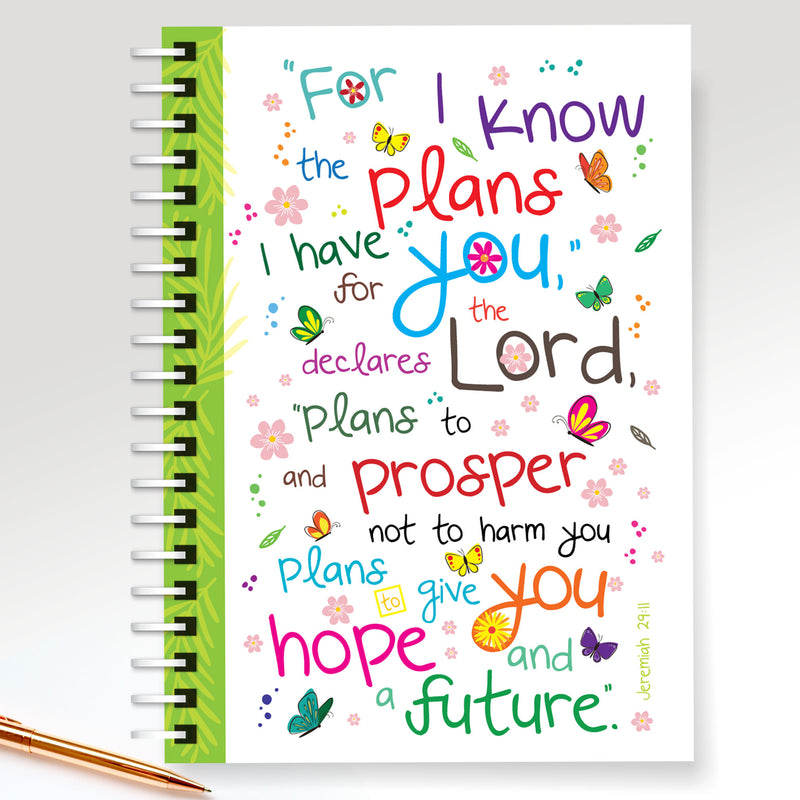 I Know the Plans A5 Christian Notebook
