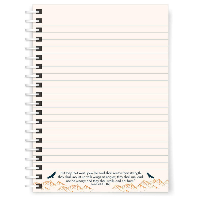 Eagles Wings A5 Christian Notebook