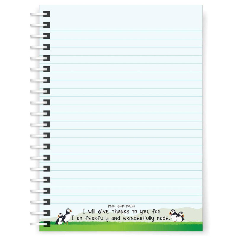 Wonderfully Made A5 Christian Notebook