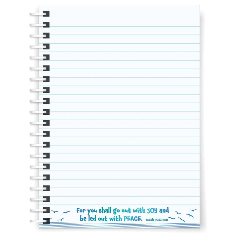 Go out in Joy A5 Christian Notebook