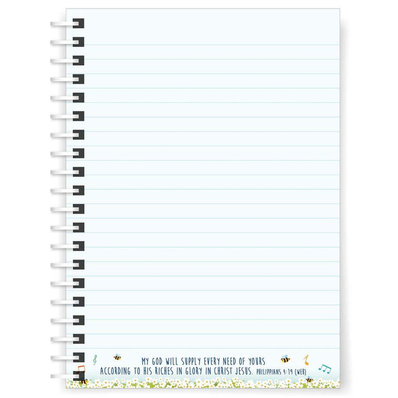God will supply A5 Christian Notebook