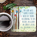 God will supply Christian Coaster