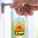 God is Faithful Keyring
