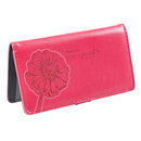 Checkbook Wallet Pink All Things are Possible Matt. 19:26
