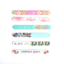 Nail file modern assortment pack of 6