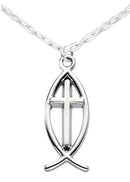 Ichthus fish with cross