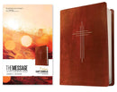 The Message Deluxe Gift Bible The message bible largeprint brown cross