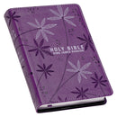 KJV Bible Compact Faux Leather Purple