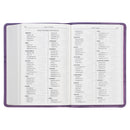 KJV Bible Compact Faux Leather Purple