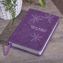 KJV Bible Compact Faux Leather Purple