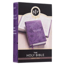 KJV Bible Compact Faux Leather Purple