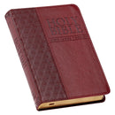 KJV Bible Compact Faux Leather Saddle Tan