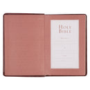 KJV Bible Compact Faux Leather Saddle Tan