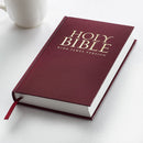 KJV Bible Pew Worship Hardcover  Burgundy