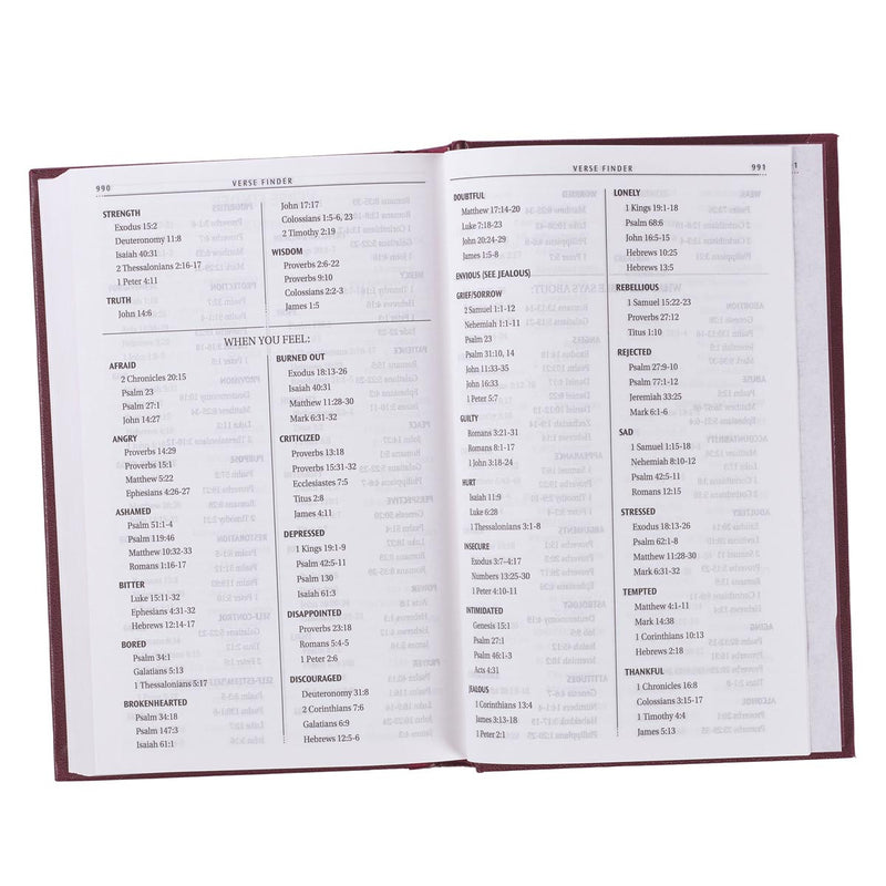 KJV Bible Pew Worship Hardcover,  Burgundy