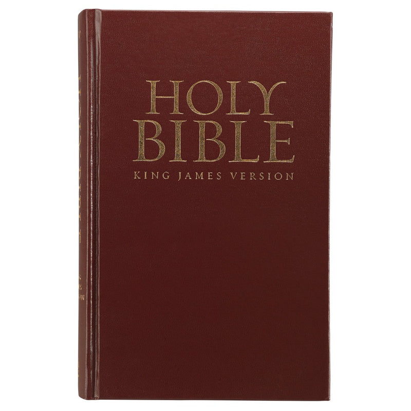 KJV Bible Pew Worship Hardcover,  Burgundy