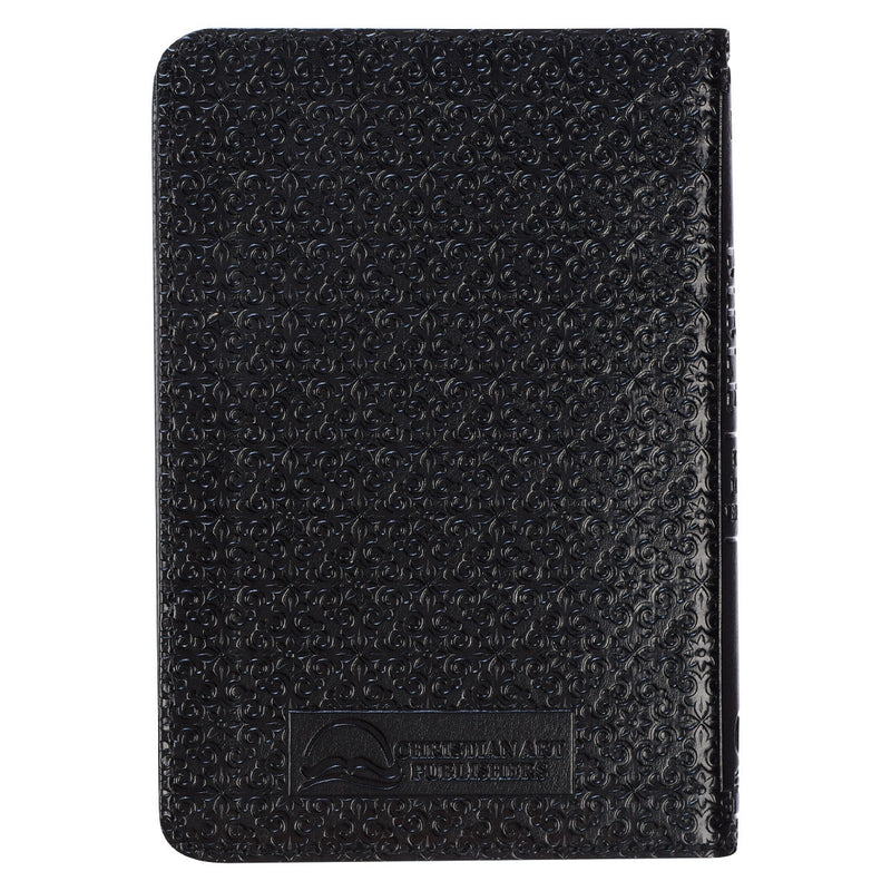 KJV Bible Mini Pocket Faux Leather, Black