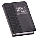 KJV Bible Mini Pocket Faux Leather Black