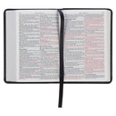 KJV Bible Mini Pocket Faux Leather Black