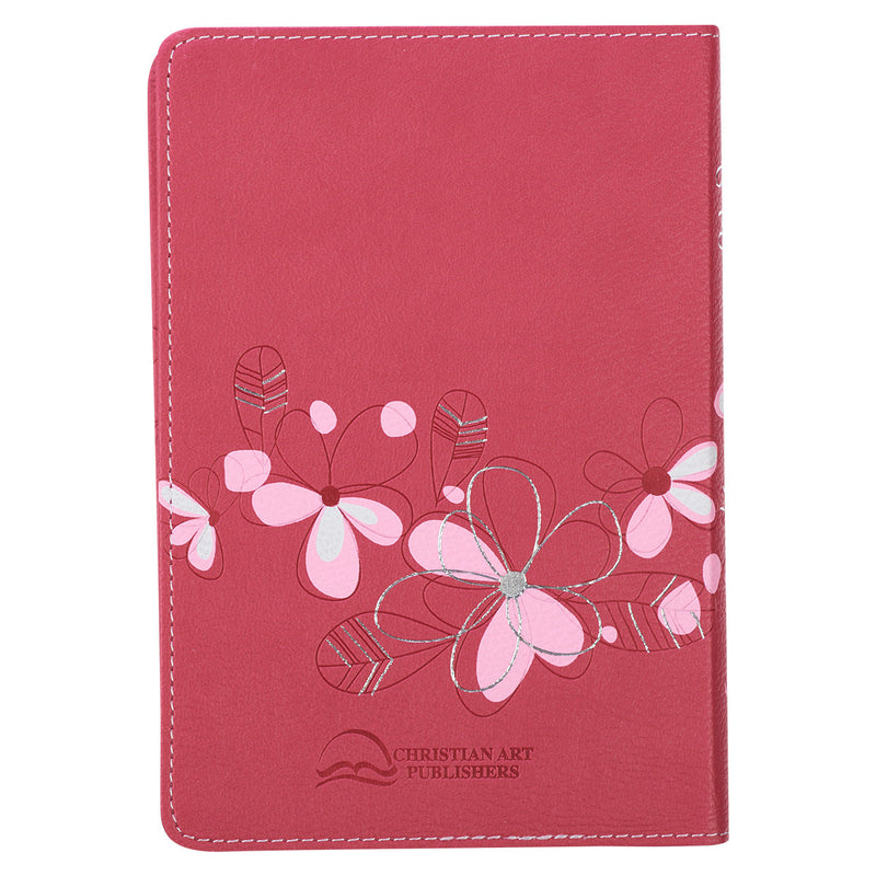 KJV Bible Compact Faux Leather, Pink