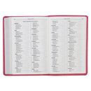 KJV Bible Compact Faux Leather Pink