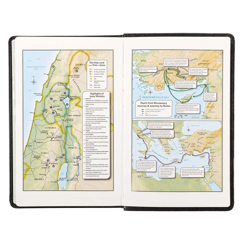 KJV Bible Deluxe Gift Faux Leather, Black