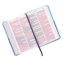 KJV Bible Giant Print Standard-size Faux Leather Aqua/Blue