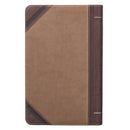 KJV Bible Giant Print Standard-size Faux Leather Brown Two-tone