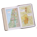 KJV Bible Giant Print Standard-size Faux Leather Brown Two-tone