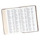 KJV Bible Giant Print Standard-size Faux Leather Brown Two-tone