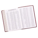 KJV Bible Super Giant Print Faux Leather Burgundy
