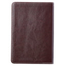 KJV Bible Compact Faux Leather Brown/Pink Leaf