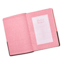 KJV Bible Thinline LP Faux Leather Brown/Pink