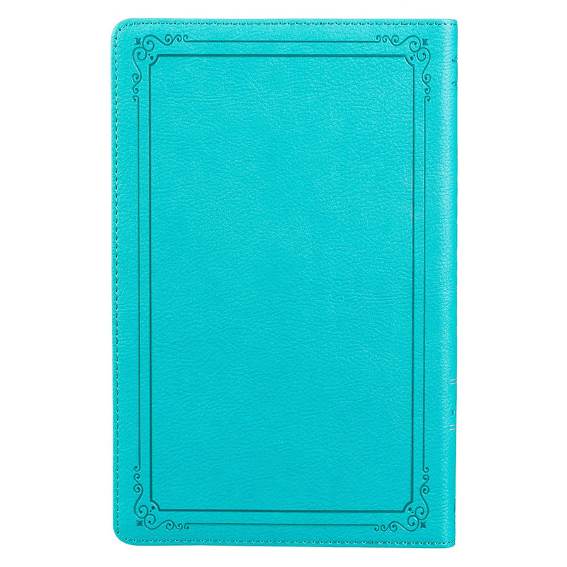 KJV Bible Gift Edition Faux Leather, Teal