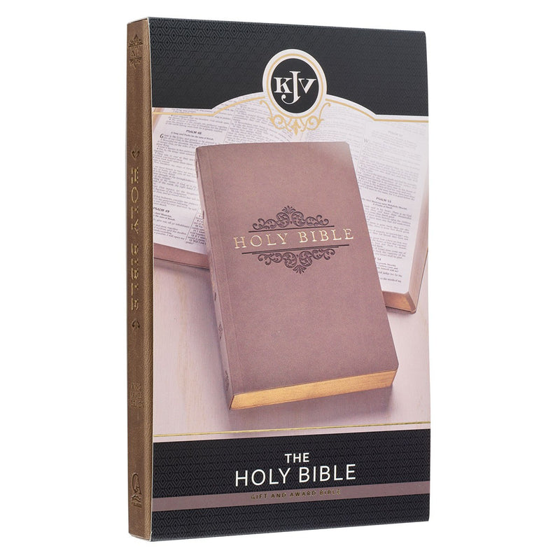 KJV Bible Gift & Award Faux Leather, Tan
