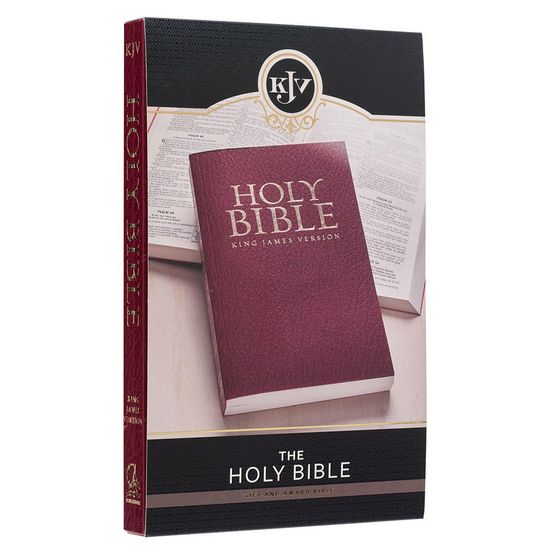 KJV Bible Gift & Award Faux Leather, Burgundy