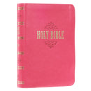 KJV Bible Compact LP Faux Leather Pink
