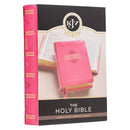 KJV Bible Compact LP Faux Leather Pink