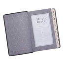 KJV Bible Giant Print Standard-size Faux Leather Black Two-tone