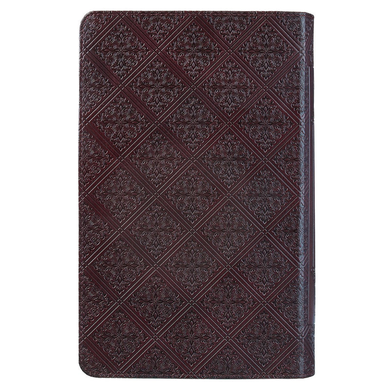 KJV Bible Giant Print Standard-size Faux Leather, Dark Brown